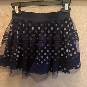 Kids Polka dot tulle skort